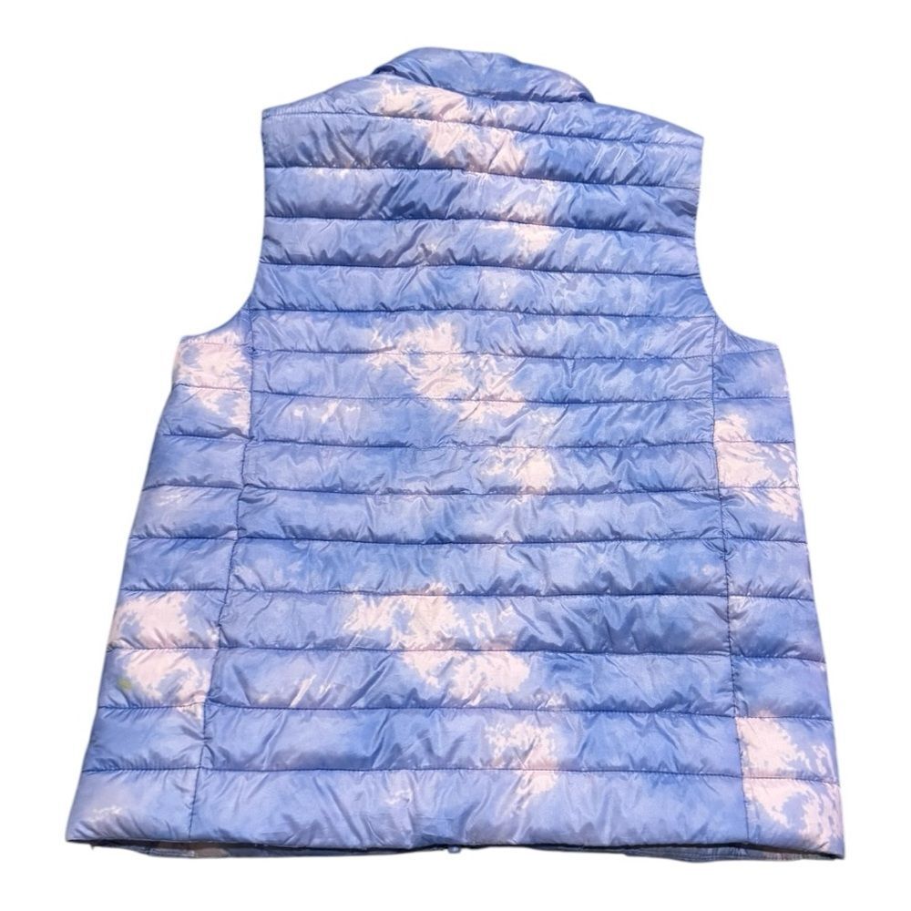 Lands' End Lavender Purple Girls Lg (10-12) Quilted Puffer Full Zip Vest - Picture 7 of 11